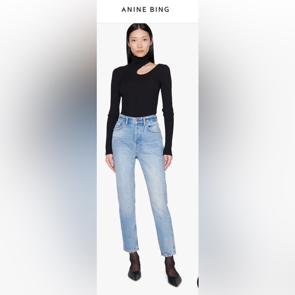 Anine bing Sonya button fly jeans size 28